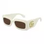 GUCCI GG0811S-002 occhiali da sole da donna a gatto nero grigio 53mm