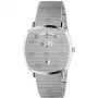 GUCCI Grip orologio unisex al quarzo 35mm acciaio inox quadrante argento YA157410