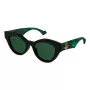 Gucci occhiali da sole donna GG0957S-001 montatura nera squadrata lenti grigie 54mm