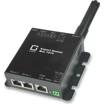 GÜDE 7214-11 Expert Sensor Box temperatura 2x ingresso sensore 1x uscita relè 1x ingresso IO PoE