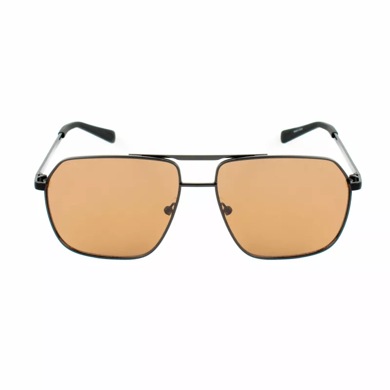 Occhiali da sole GUESS GF00060-6001E uomo rettangolari neri lenti fumé 60/13/140 mm
