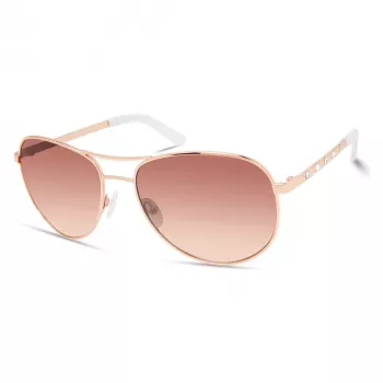 Guess GF0408-6128F Occhiali da sole donna Havana marrone gradiente 61mm