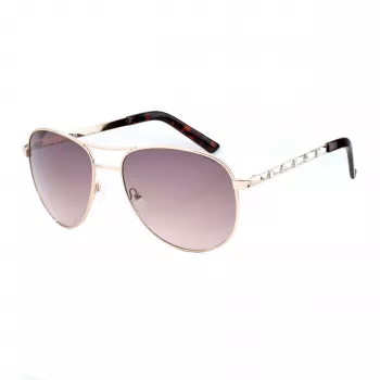GUESS GF0408-6132F Occhiali da sole donna rettangolari - lenti sfumate - 61/18/135 mm