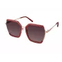GUESS GF0418-5869T Occhiali da sole donna cat-eye - Montatura nera lucida, lente gradient smoke, 58 mm