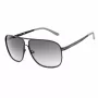 GUESS GF5025S-02B Uomo Occhiali da sole pilot - Montatura nera, Lenti grigio fumé, 61 mm