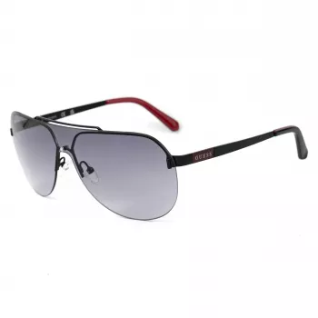 Occhiali da sole rettangolari uomo GUESS GF5053-0001B - montatura nera, lenti fumé
