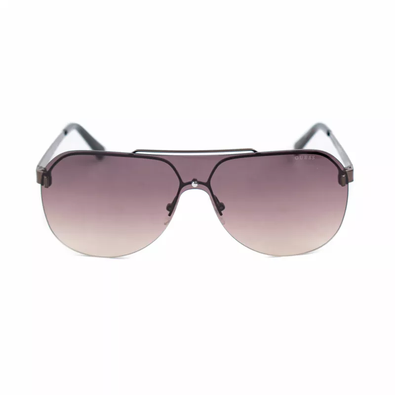 GUESS GF5053-0048F Occhiali da sole rettangolari uomo Havana marrone sfumato