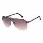 GUESS GF5053-0048F Occhiali da sole rettangolari uomo Havana marrone sfumato