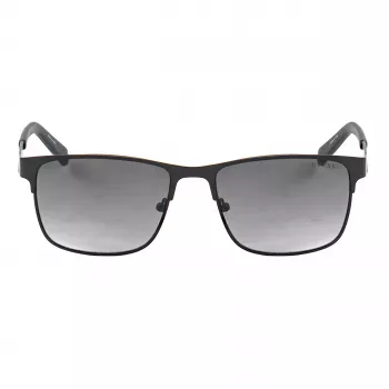 Occhiali da sole rettangolari uomo Guess GF5098-5602B nero fumé 56mm