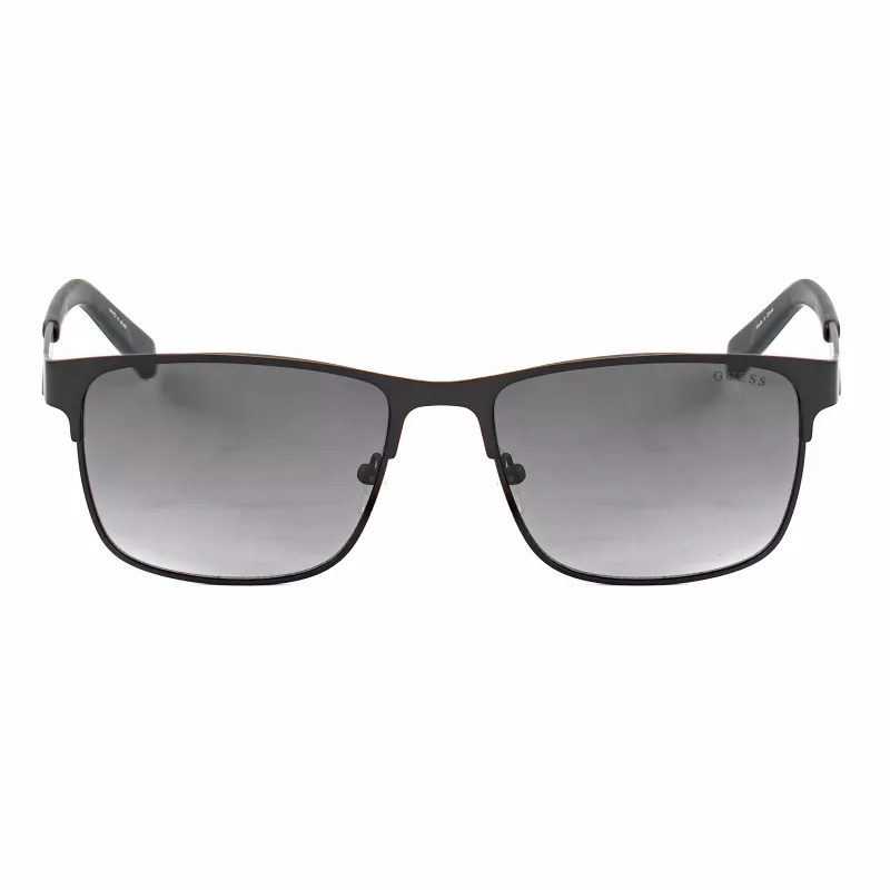 Occhiali da sole rettangolari uomo Guess GF5098-5602B nero fumé 56mm
