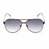 GUESS GF5117-5802B Occhiali da sole uomo pilot - montatura nera, lenti grigio gradiente 60/17/130 mm
