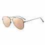 GUESS GG1142SCQZ09Z Occhiali da sole unisex rettangolari - montatura nera, lenti grigie sfumate, 56 mm