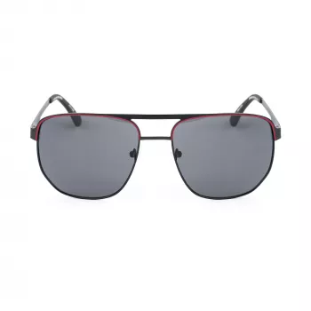 Occhiali da sole GUESS MAN GF00061-6102A montatura nera lenti grigie 61mm