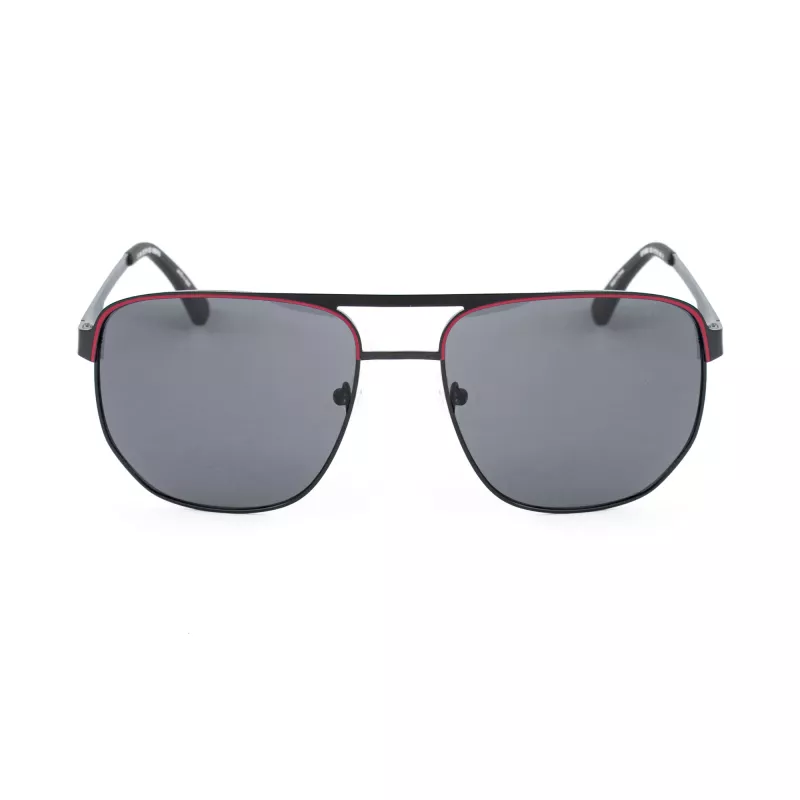 Occhiali da sole GUESS MAN GF00061-6102A montatura nera lenti grigie 61mm