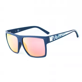 GUESS UOMO Occhiali da sole GU2053MBL21F Blu Opaco Quadrati 58mm