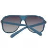 GUESS MAN Occhiali da sole GU6876-5991B Rettangolari Montatura nera Lenti grigie 59mm