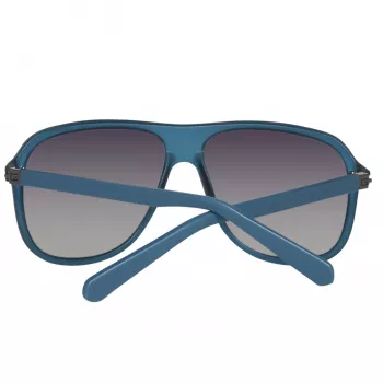 GUESS MAN Occhiali da sole GU6876-5991B Rettangolari Montatura nera Lenti grigie 59mm