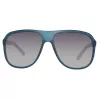 GUESS MAN Occhiali da sole GU6876-5991B Rettangolari Montatura nera Lenti grigie 59mm