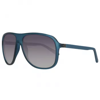 GUESS MAN Occhiali da sole GU6876-5991B Rettangolari Montatura nera Lenti grigie 59mm