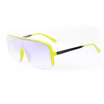 GUESS Occhiali da sole uomo squadrati GO00054-0095W - montatura nero lucido, lenti fumé, protezione UV400