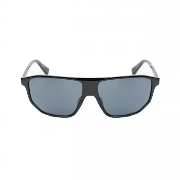 Guess occhiali da sole uomo GF00010-6101A - montatura in acetato nero lucido, lenti fumé, protezione UV400