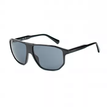 Guess occhiali da sole uomo GF00010-6101A - montatura in acetato nero lucido, lenti fumé, protezione UV400