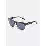 Occhiali da sole uomo Guess GF00023-5601A montatura squadrata nera lenti grigie 56mm