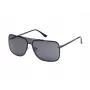 GUESS Occhiali da sole uomo GO00053-0001A rettangolari montatura nera lenti fumé 57mm