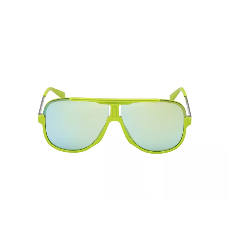 GUESS Occhiali da sole uomo GO00060-6495X Havana rettangolari 64/12/140 mm