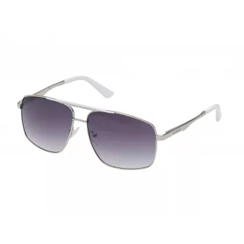 Occhiali da sole GUESS uomo GO00063-5910B montatura quadrata Havana lenti marroni 59mm