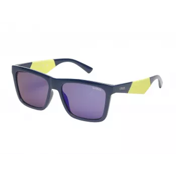 GUESS Occhiali da sole uomo GO00067-5690C Havana marrone montatura rettangolare in acetato UV400