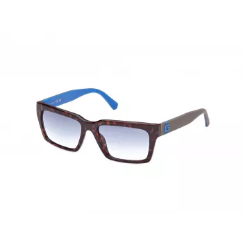 GUESS Occhiali da sole uomo GU00121-5652W Havana marrone montatura squadrata 56mm