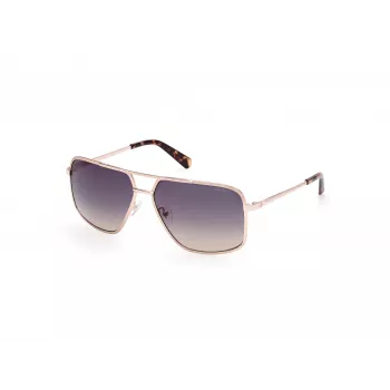 Occhiali da sole uomo GUESS GU00167-6032W montatura nera lenti grigie 60/14/140 mm