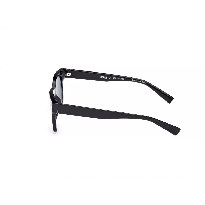 Occhiali da sole uomo GUESS GU8265-5301V nero acetato rettangolari full rim 53/19/150 mm