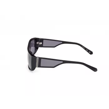 GUESS occhiali da sole GU00136-6001A unisex montatura quadrata 60/16/140 mm nero/grigio