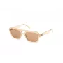 GUESS Occhiali da sole unisex GU82595357E montatura havana/tartaruga lenti marroni sfumate 53/19/145 mm