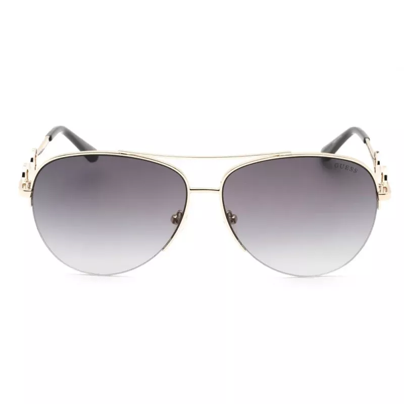 Occhiali da sole GUESS donna farfalla cat eye GF6171-32B nero lucido fumo sfumato 60 mm