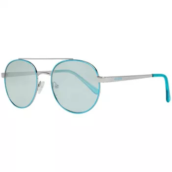GUESS Donna Occhiali da sole a occhio di gatto GF0367-10X - Montatura nero lucido, lenti fumé sfumate, protezione UV400