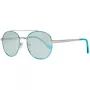 GUESS Donna Occhiali da sole a occhio di gatto GF0367-10X - Montatura nero lucido, lenti fumé sfumate, protezione UV400