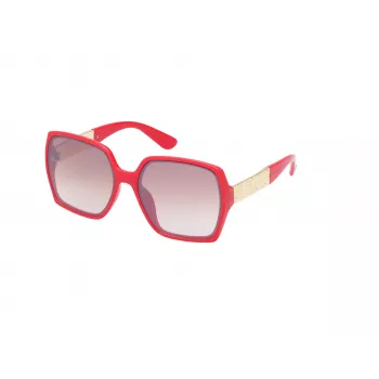 Occhiali da sole GUESS donna cat eye GO00031-6266F - montatura nero lucido, lente sfumata color fumo, protezione UV400