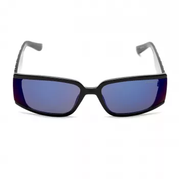 GUESS Donna GF5127-6501C Occhiali da sole oversize quadrati, montatura nera con lenti sfumate fumé