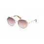 GUESS occhiali da sole donna GU7842S5833F, forma quadrata oversize, montatura havana, lenti sfumate marroni, 58 mm