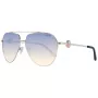 Guess Donna Occhiali da sole GF6140-32W Oro/Marrone Farfalla 62mm