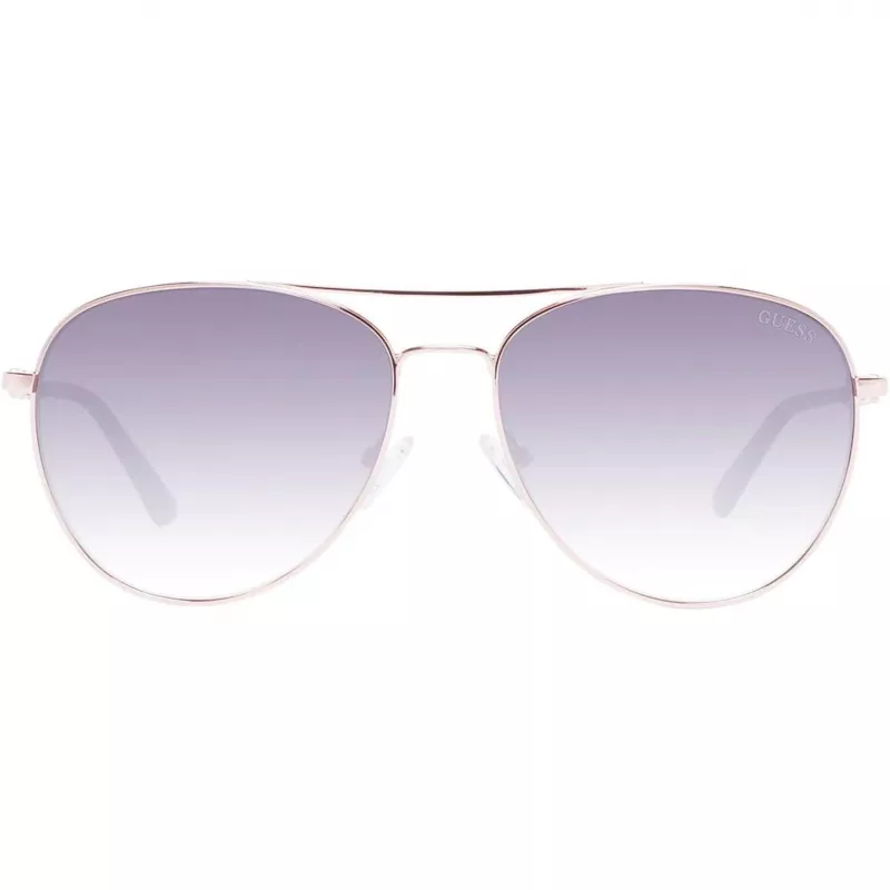 Occhiali da sole donna GUESS GF6143-28B marrone Havana montatura farfalla 59mm