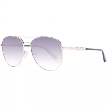 Occhiali da sole donna GUESS GF6143-28B marrone Havana montatura farfalla 59mm