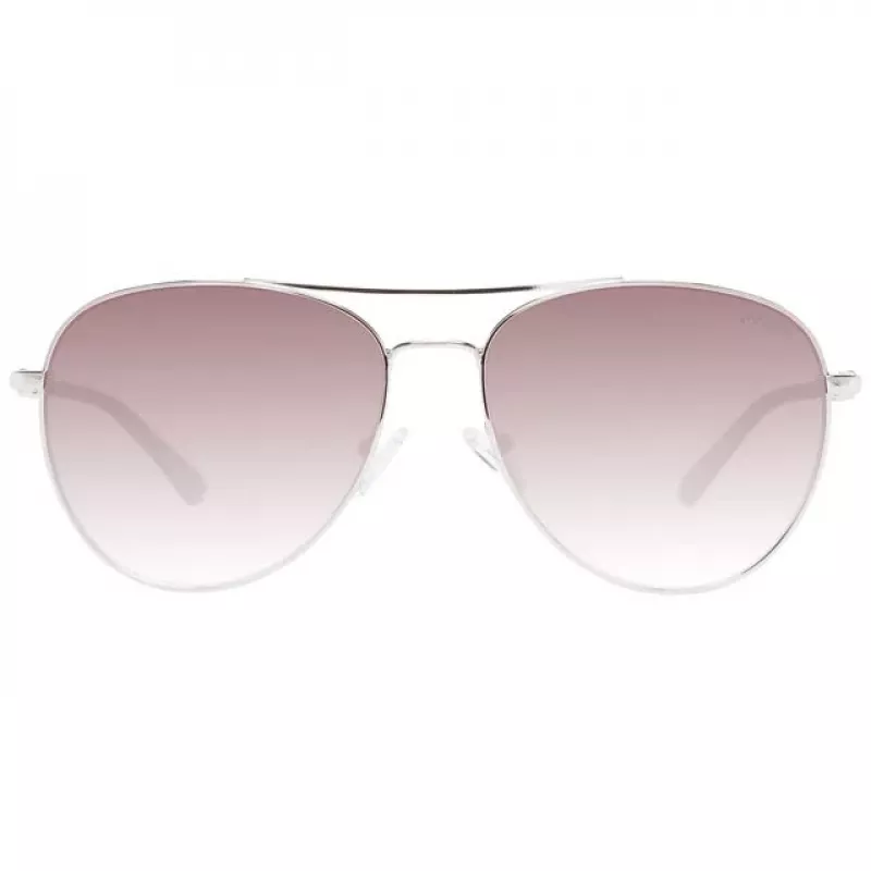 GUESS Occhiali da sole donna GF6143-32F Havana montatura farfalla lenti marroni sfumate 59mm