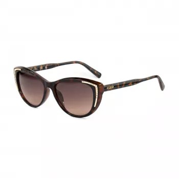 GUESS Occhiali da sole donna GO00006-5652F Brown Havana oversize quadrati