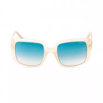 GUESS occhiali da sole donna GU00097-5325P - montatura nero lucido, lenti polarizzate fumé sfumate, 53 mm