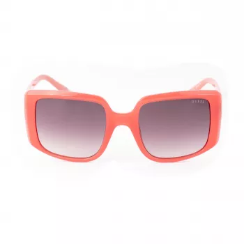 GUESS Occhiali da sole donna GU00097-5372F - Montatura nero lucido, lente sfumata smoke, 53 mm