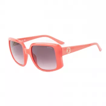 GUESS Occhiali da sole donna GU00097-5372F - Montatura nero lucido, lente sfumata smoke, 53 mm